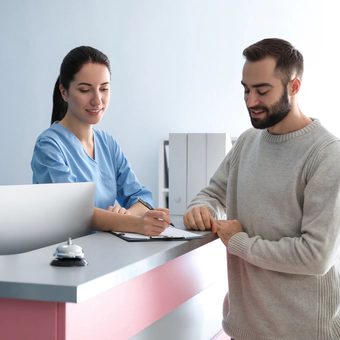 Medical Reception registration